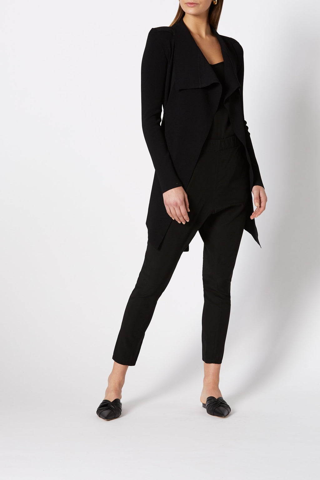 SILK LOW RISE BOYFRIEND PANT