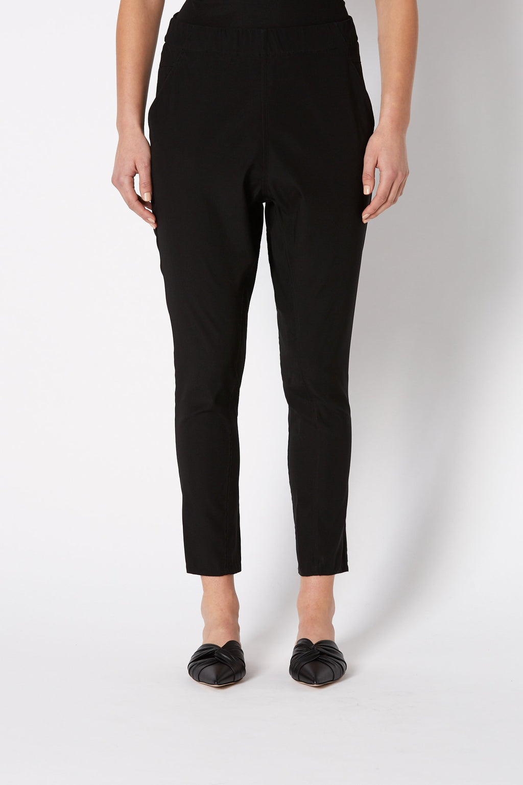 SILK LOW RISE BOYFRIEND PANT