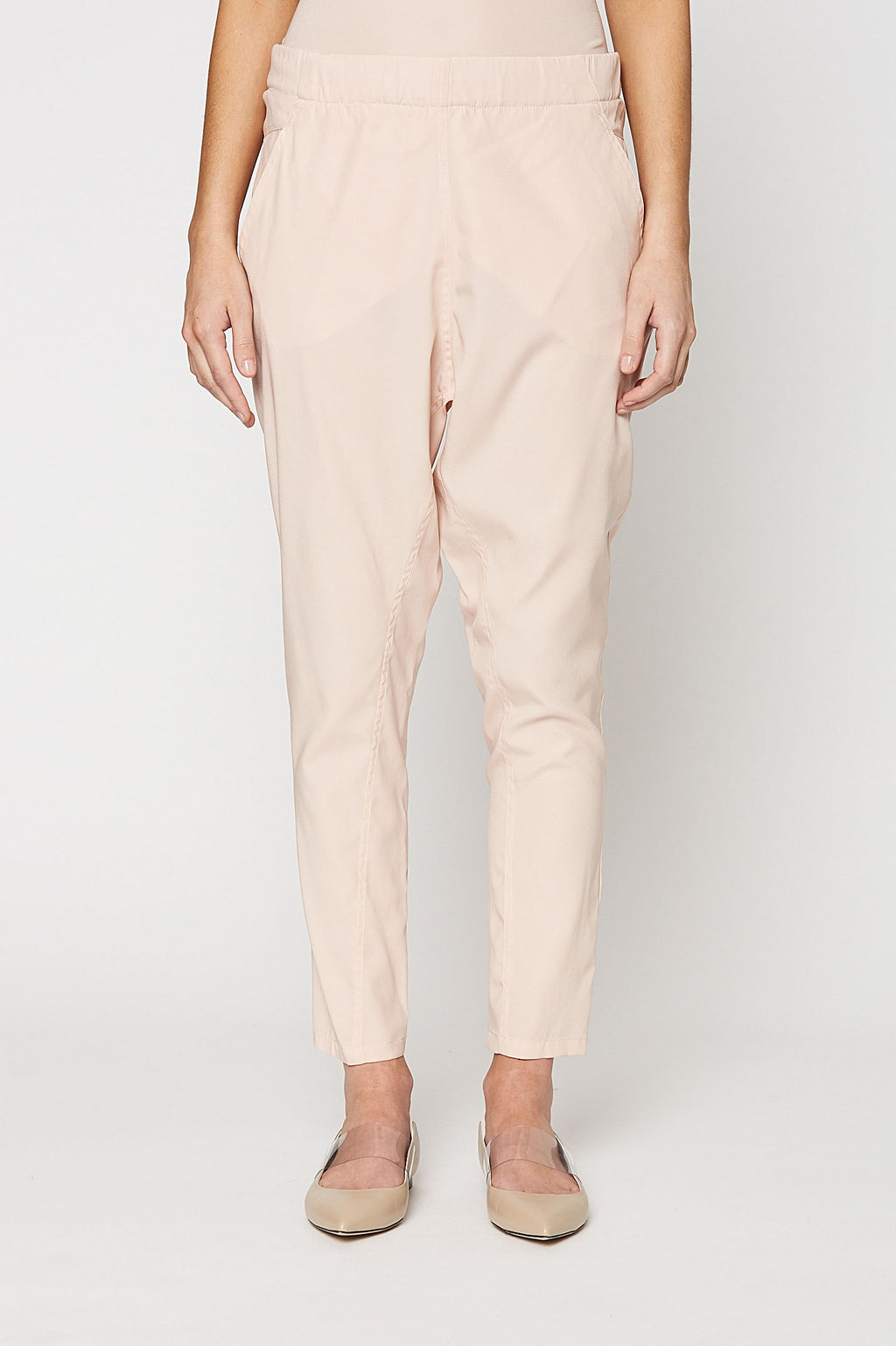 SILK LOW RISE BOYFRIEND PANT