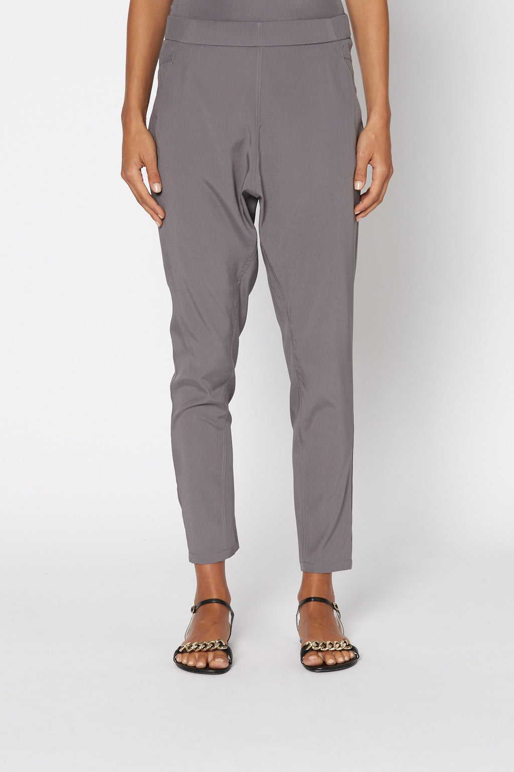 SILK LOW RISE BOYFRIEND PANT