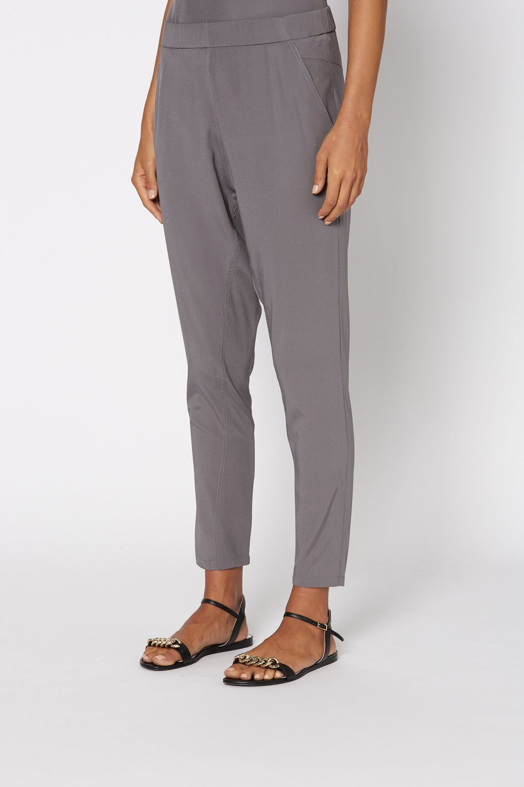 SILK LOW RISE BOYFRIEND PANT