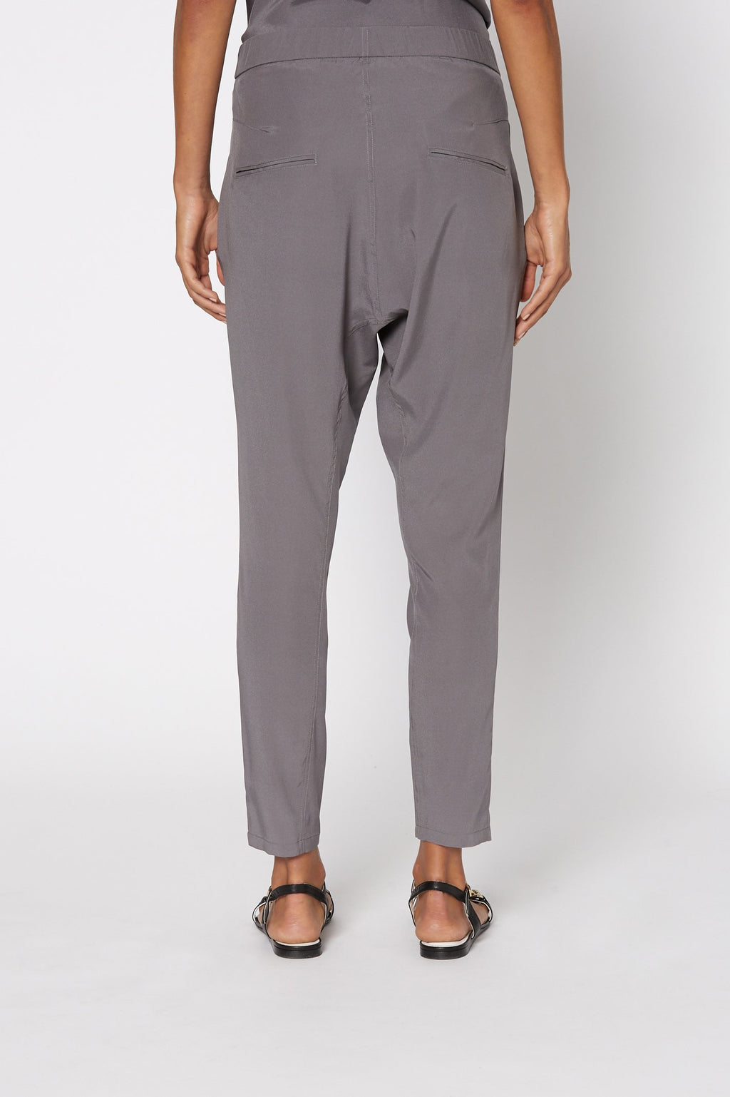 SILK LOW RISE BOYFRIEND PANT