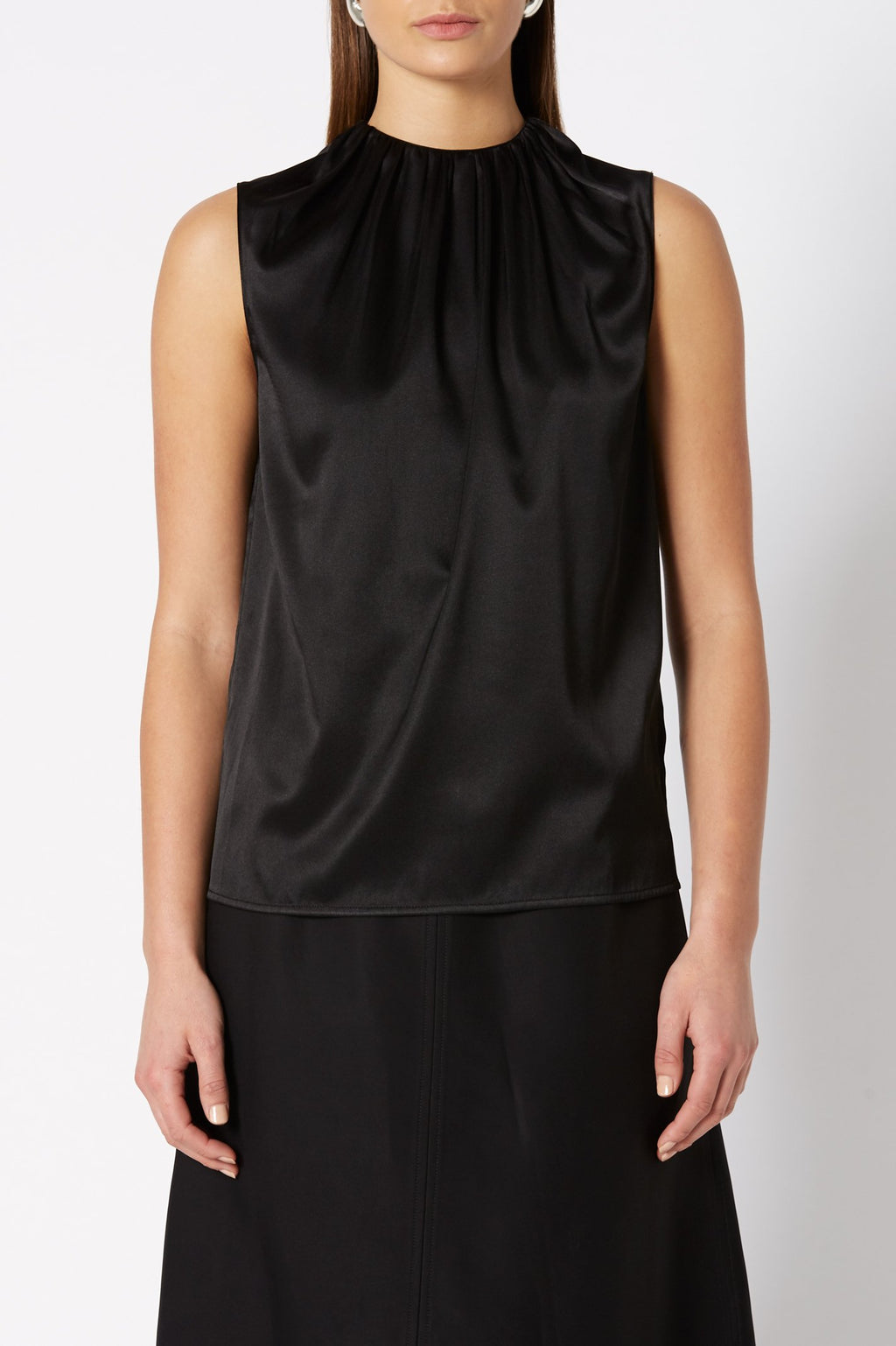 SILK SATIN TANK