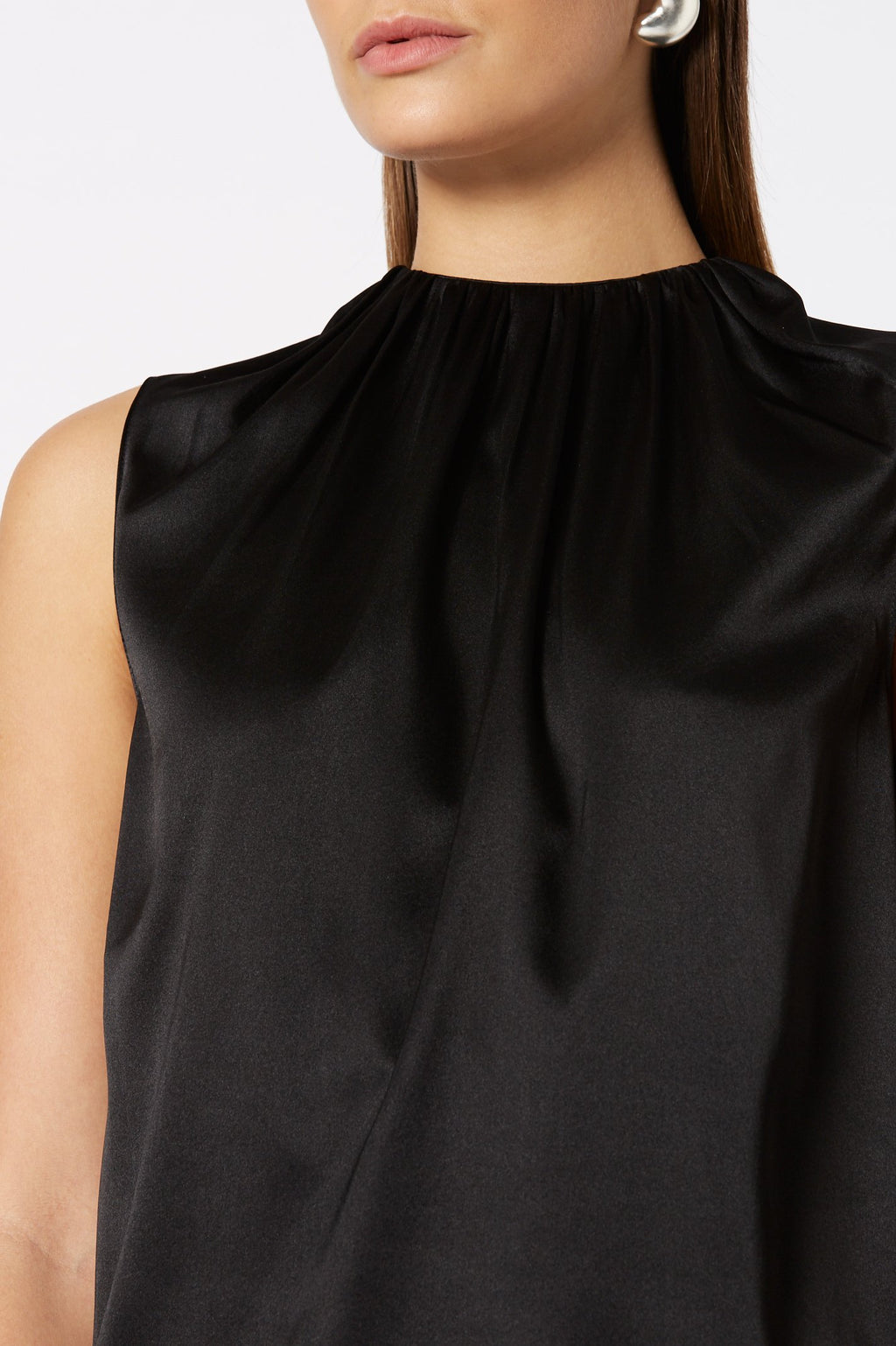 SILK SATIN TANK