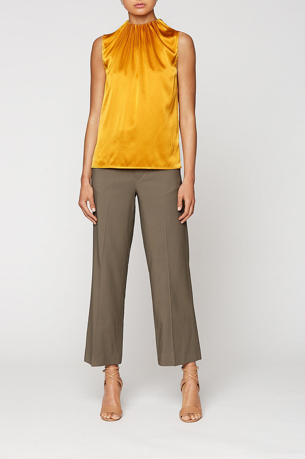 SILK SATIN TANK