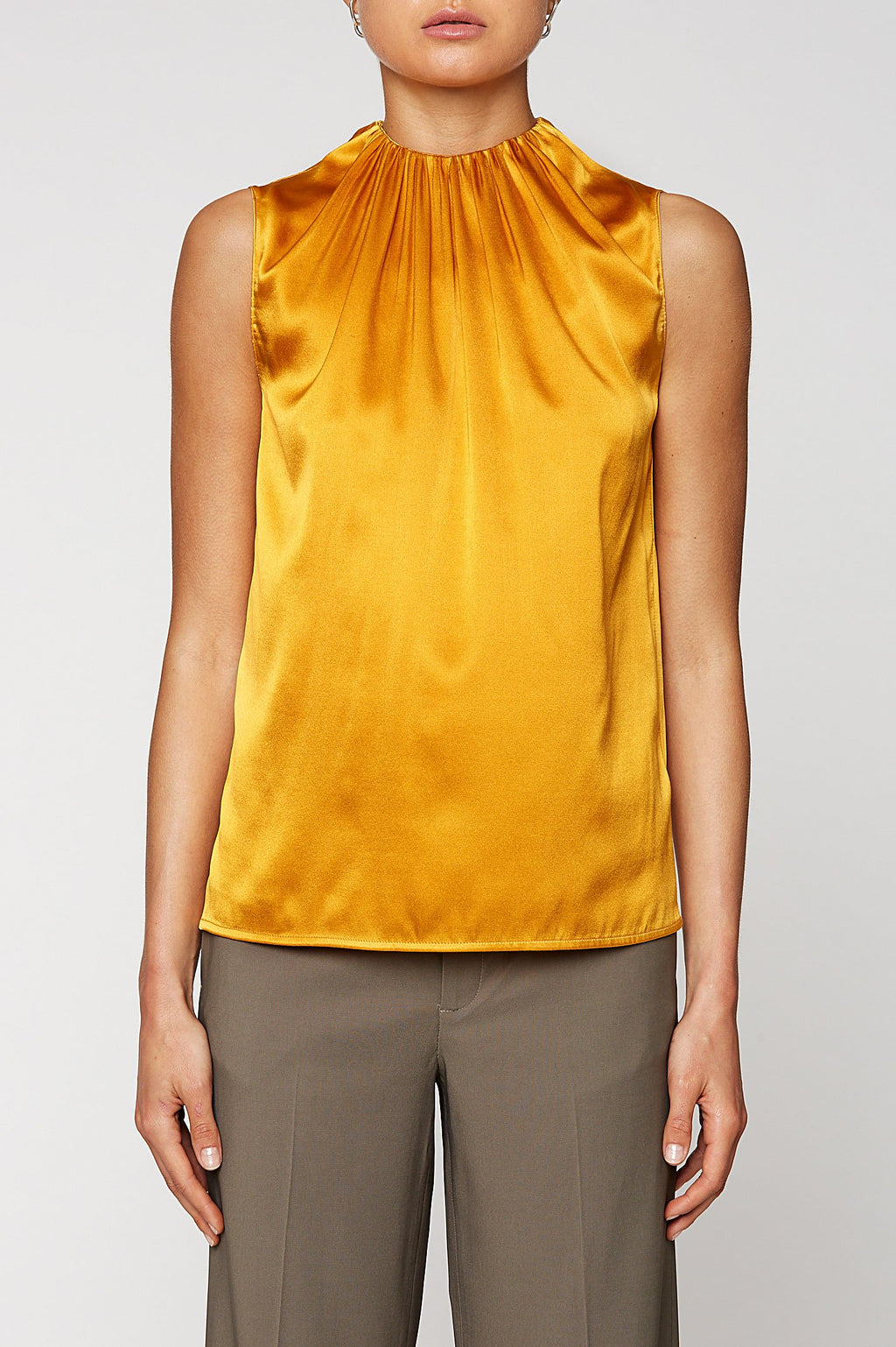 SILK SATIN TANK