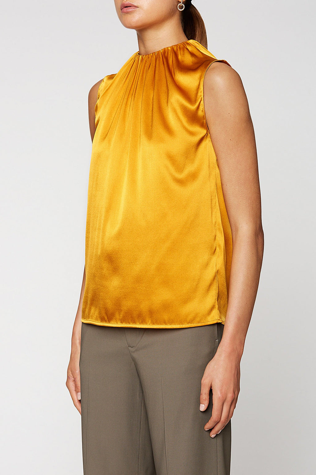 SILK SATIN TANK
