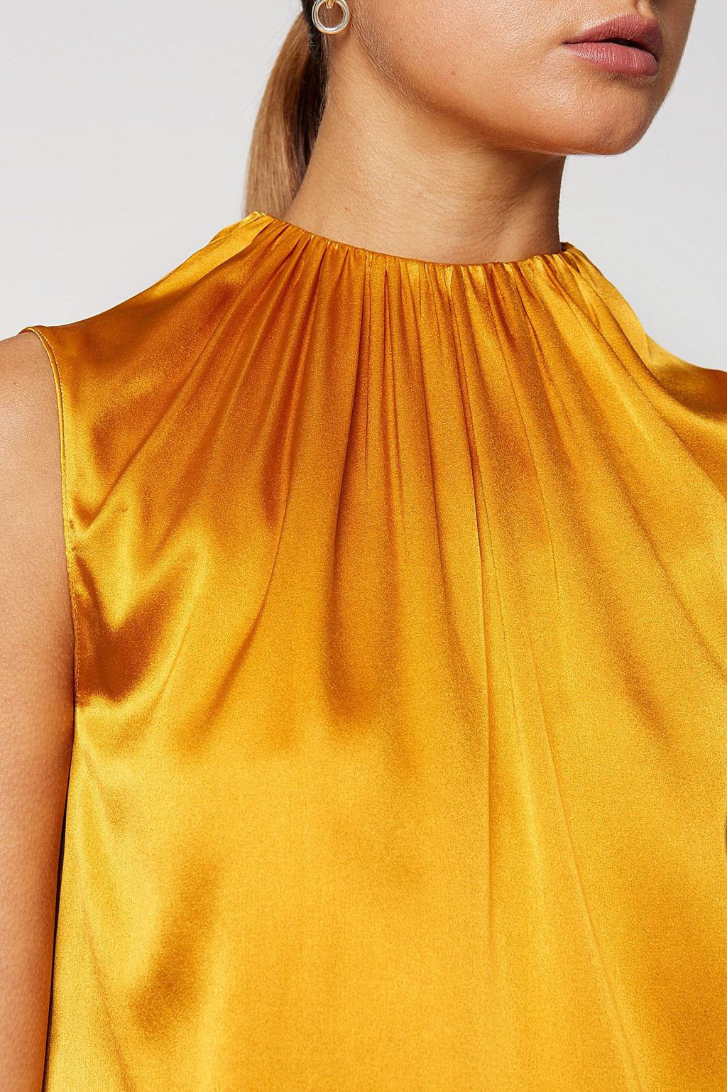 SILK SATIN TANK