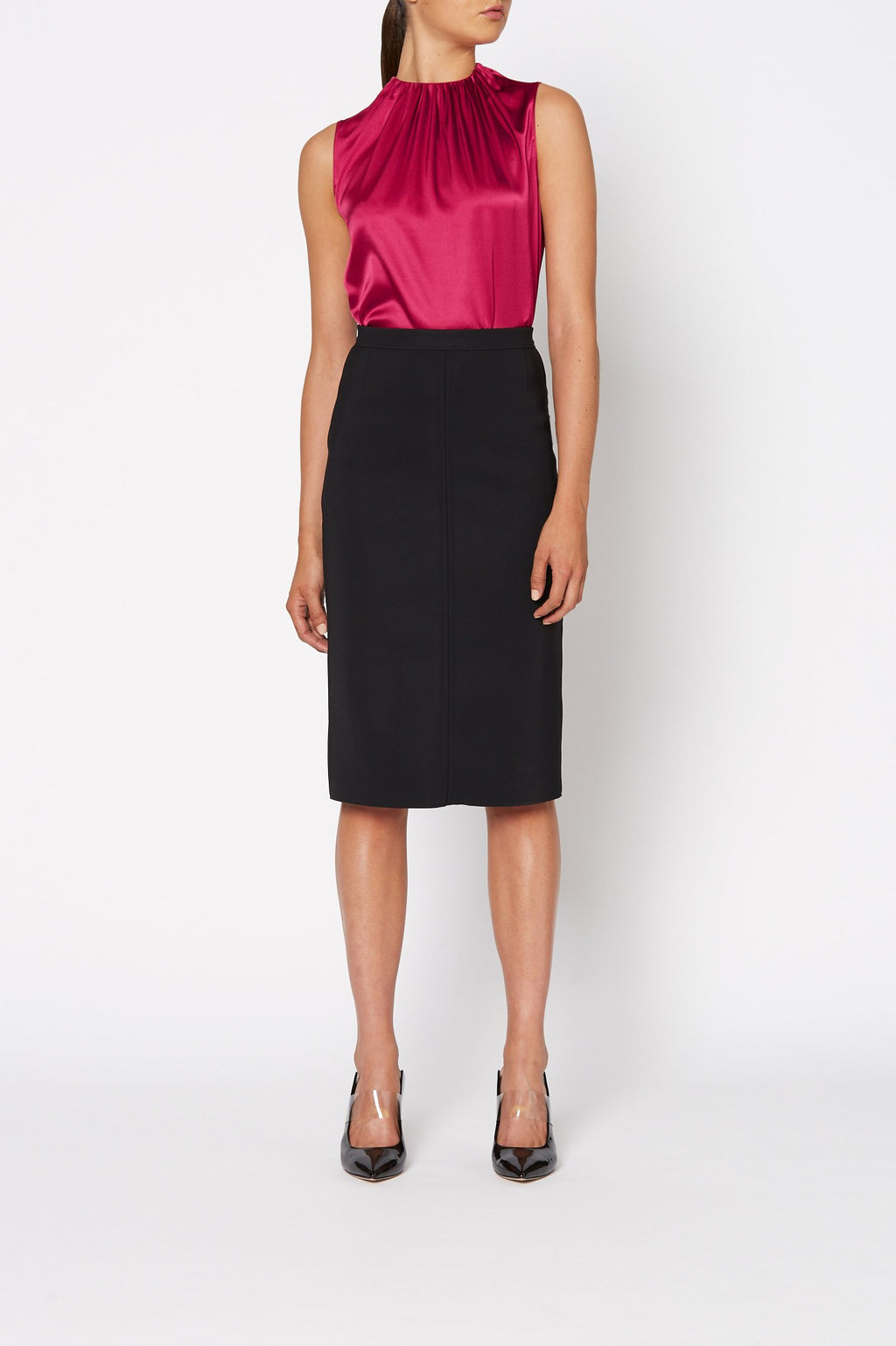 SILK SATIN TANK