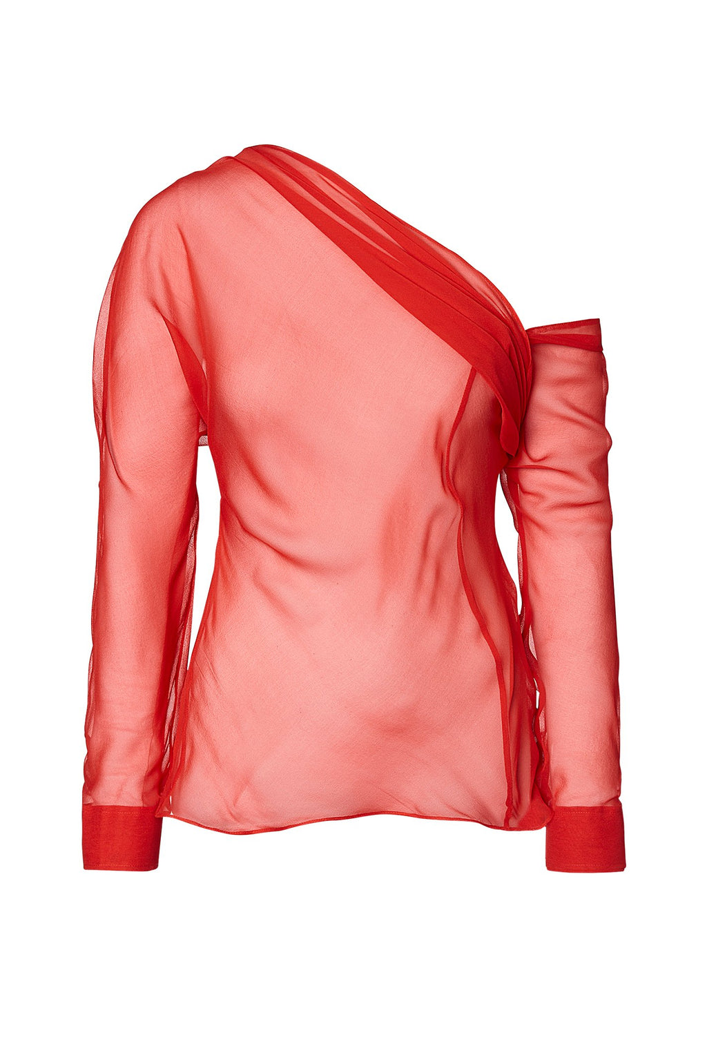 SILK GGT CRAVAT BLOUSE
