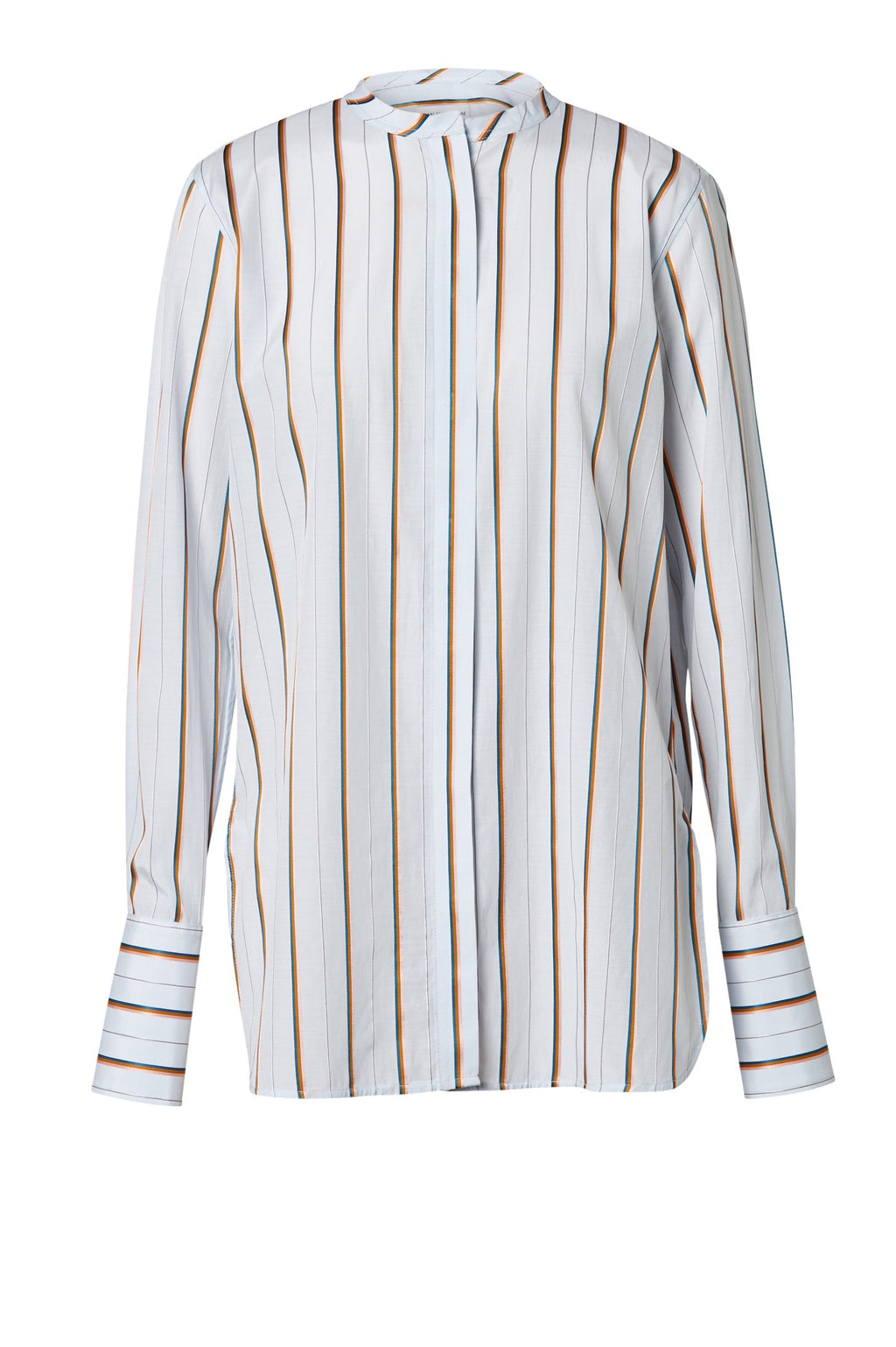 TAILORED STRIPE GRANDPA SHIRT