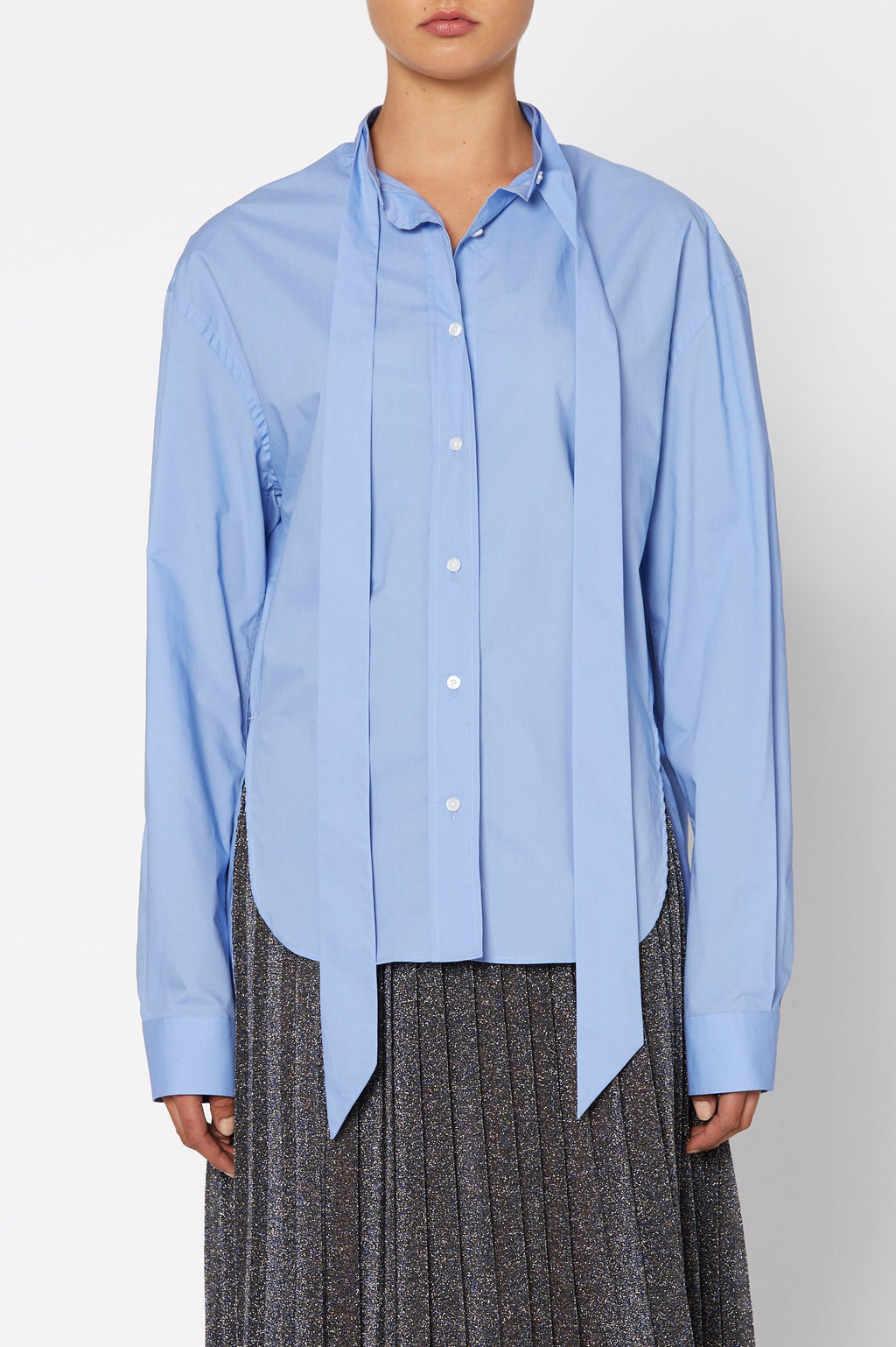 TIE NECK SHIRT