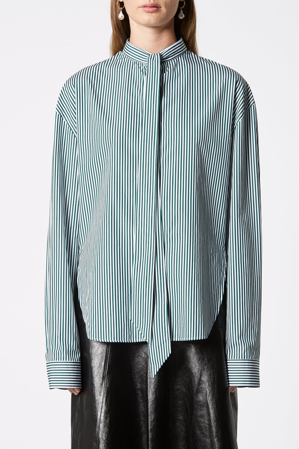 TIE NECK SHIRT