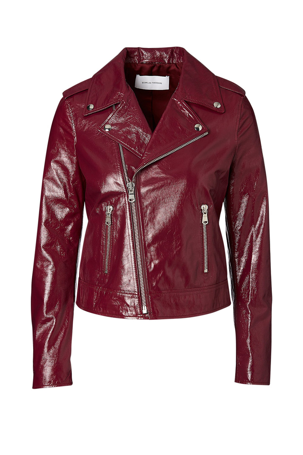 PATENT LEATHER BIKER