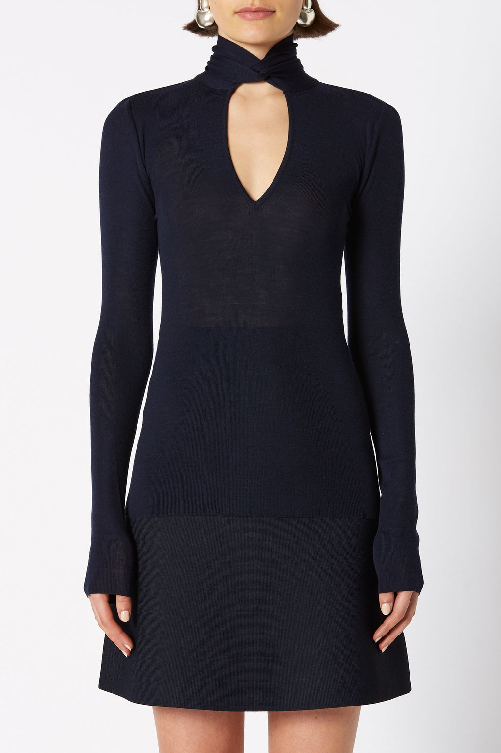 BABYWOOL TIE NECK
