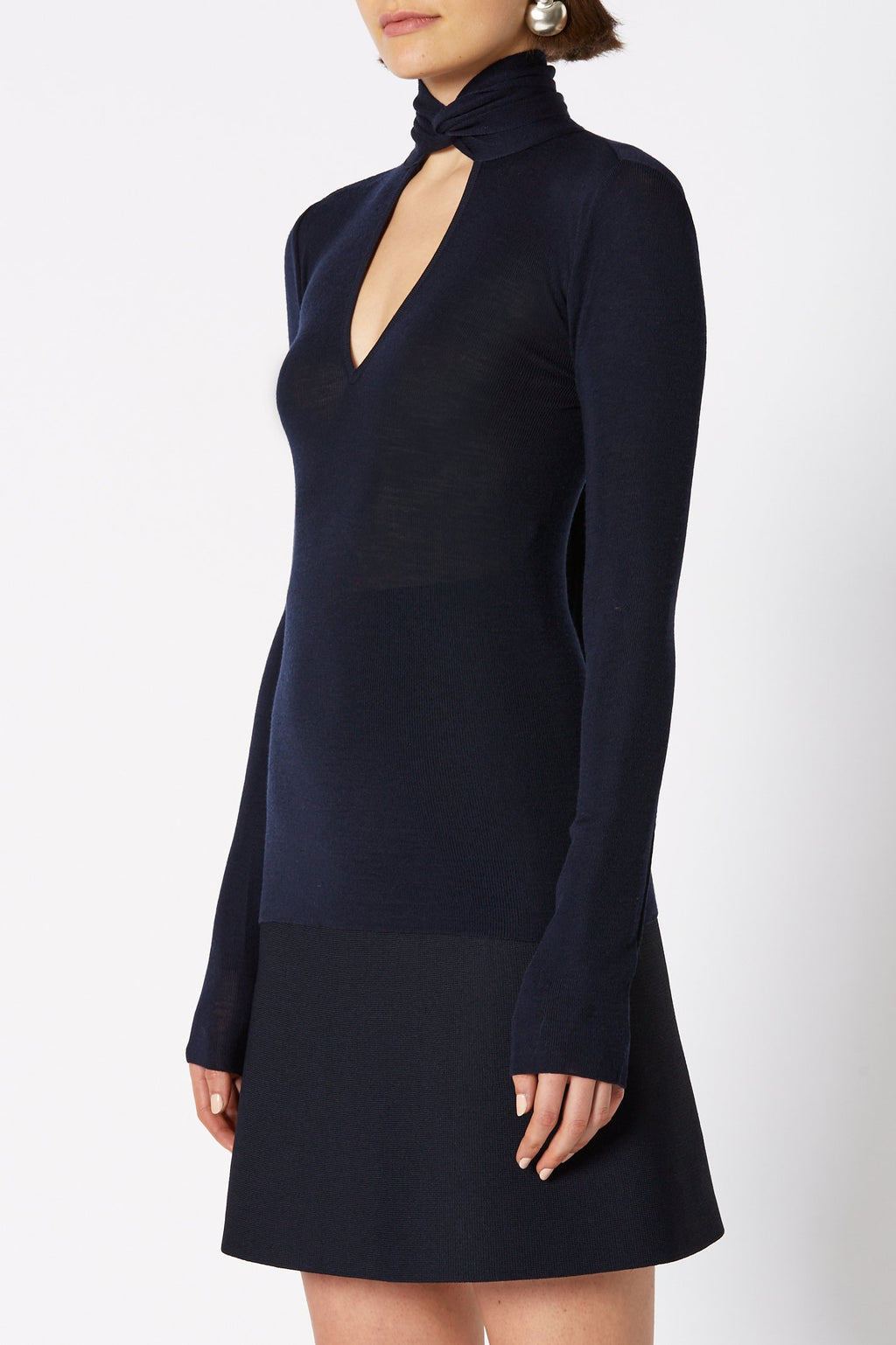 BABYWOOL TIE NECK