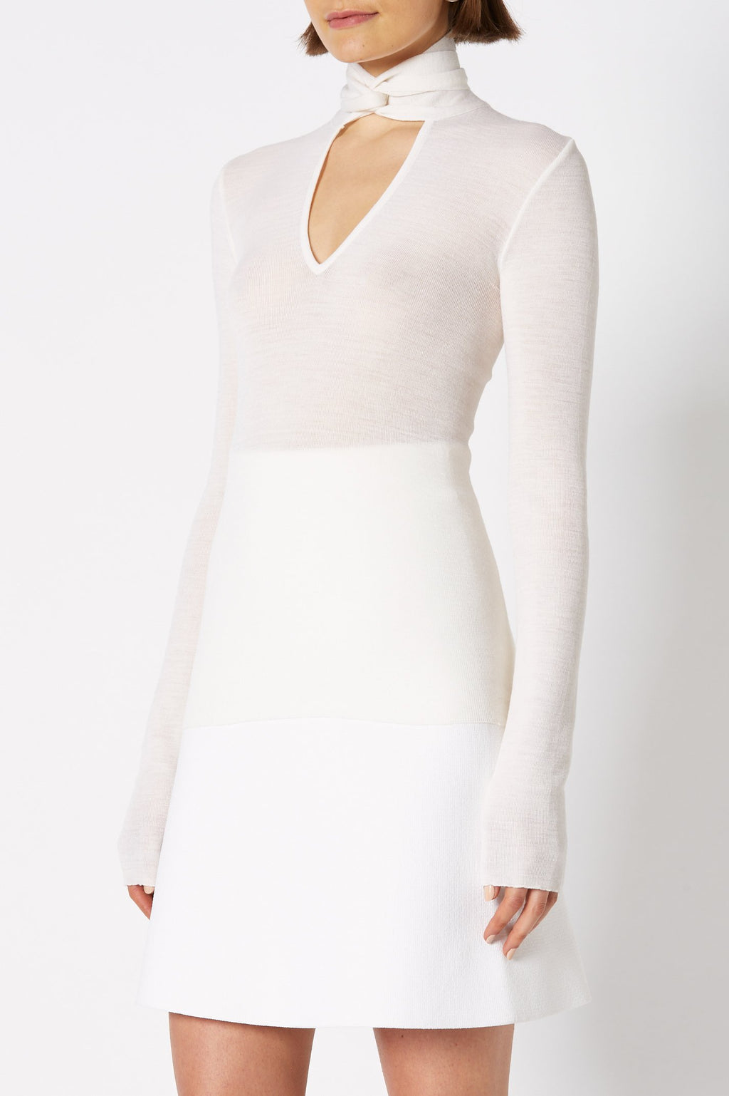 BABYWOOL TIE NECK