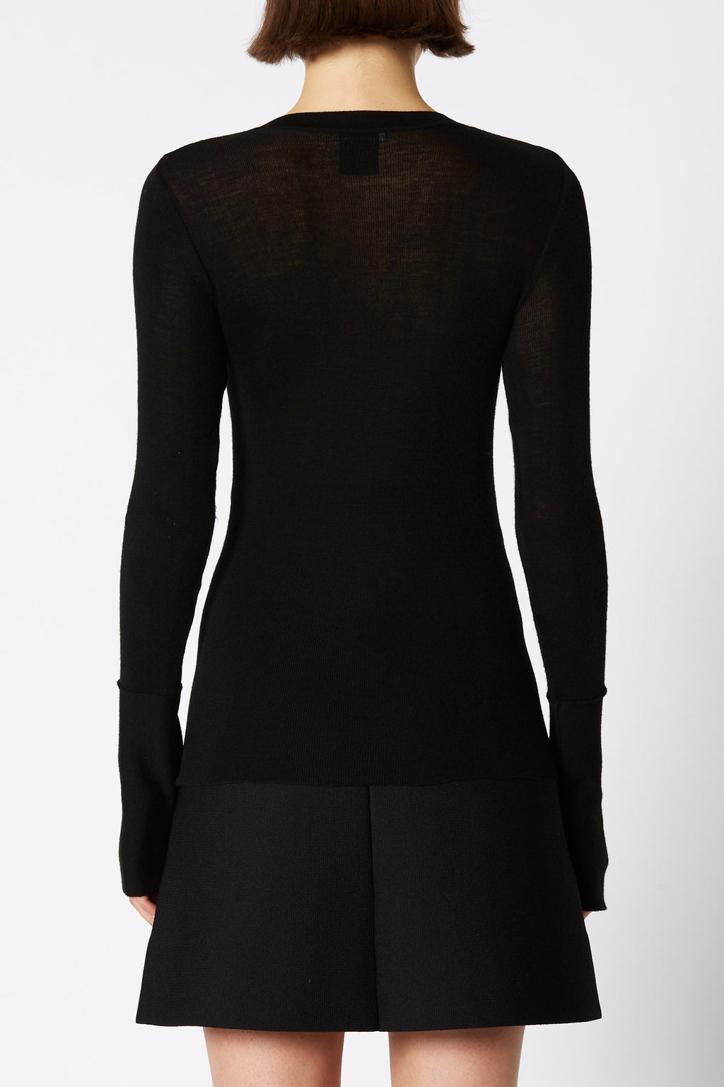 BABYWOOL CUFFED CREW NECK