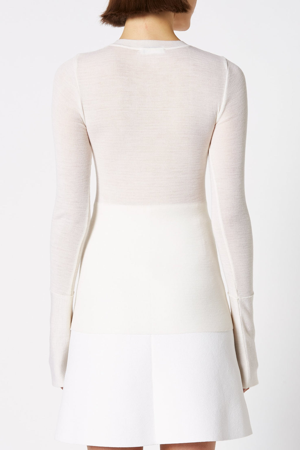 BABYWOOL CUFFED CREW NECK