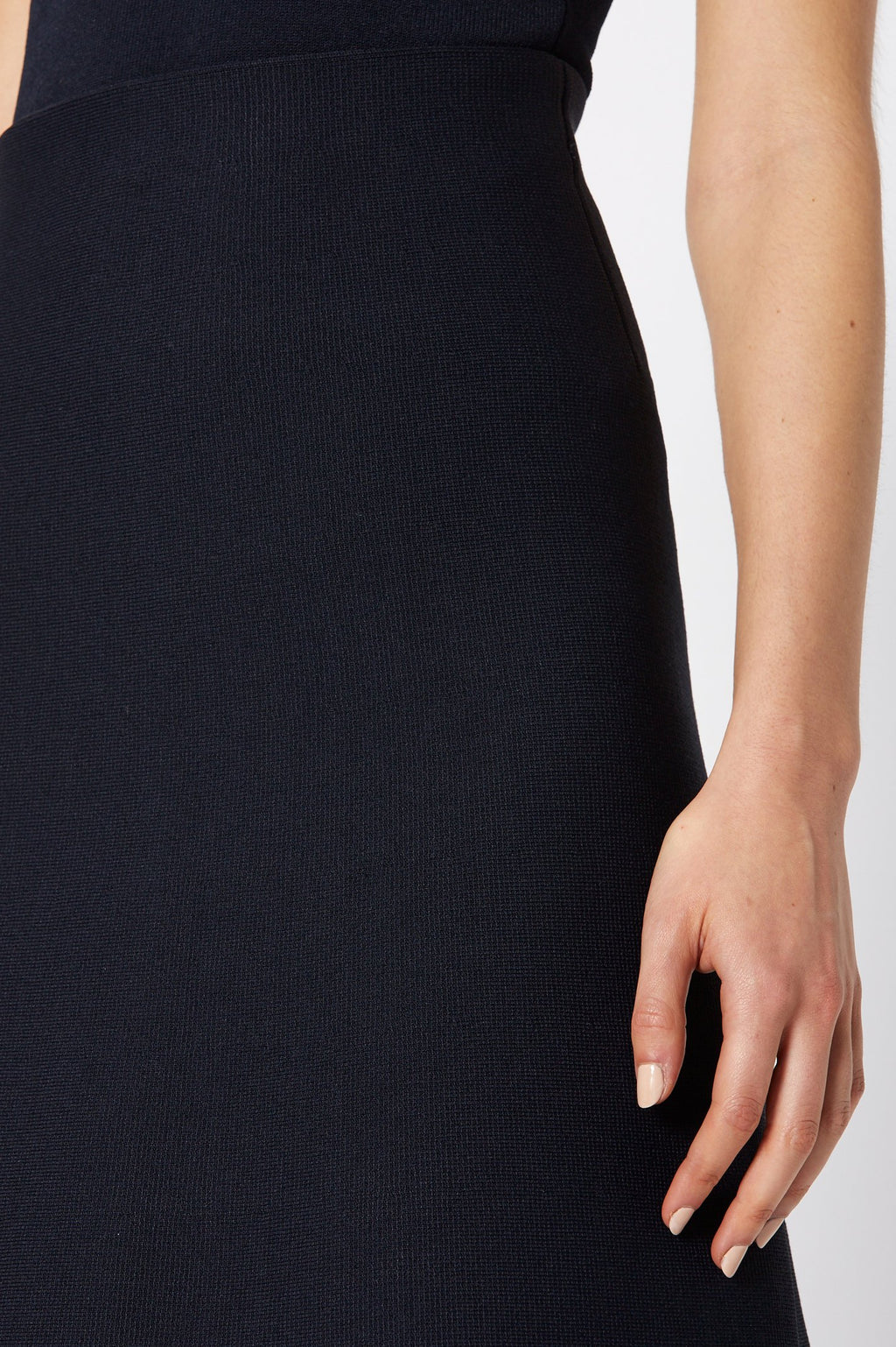 CREPE KNIT SHORT A-LINE SKIRT