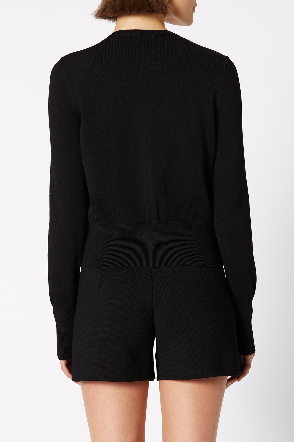 CREPE KNIT CARDIGAN