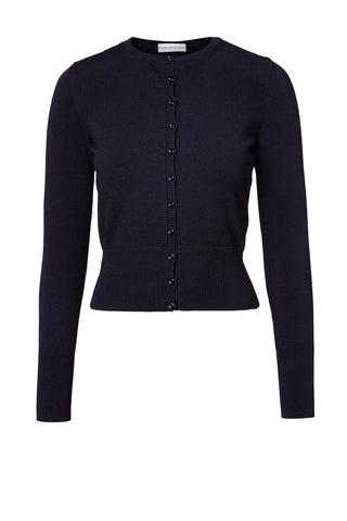 CREPE KNIT CARDIGAN