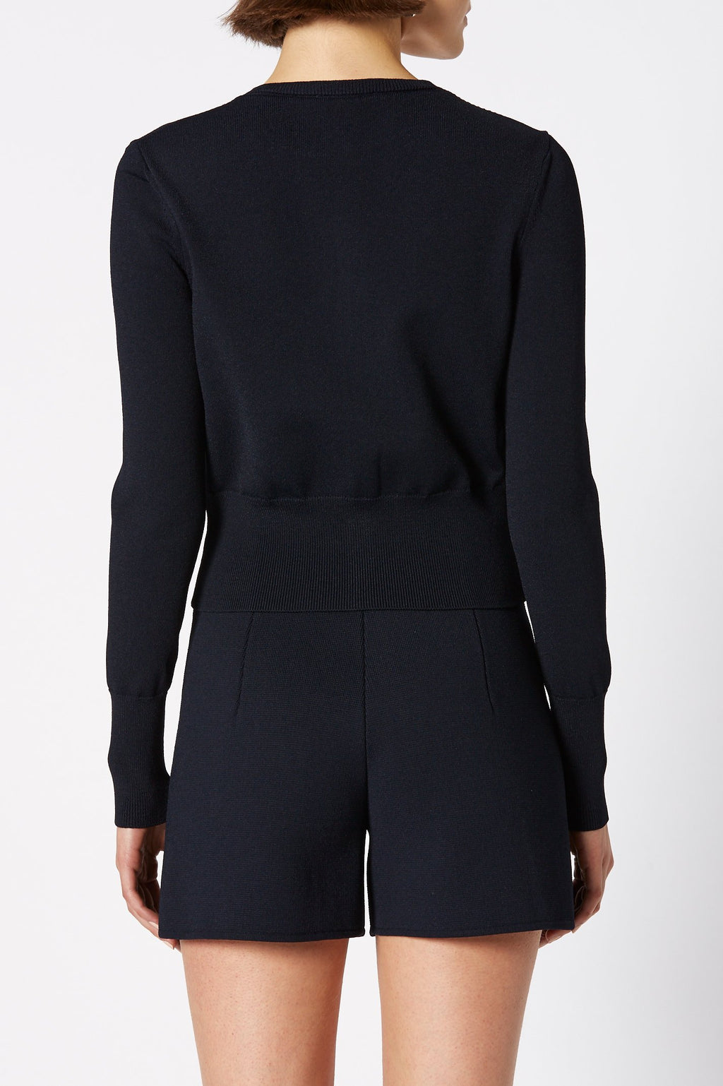 CREPE KNIT CARDIGAN