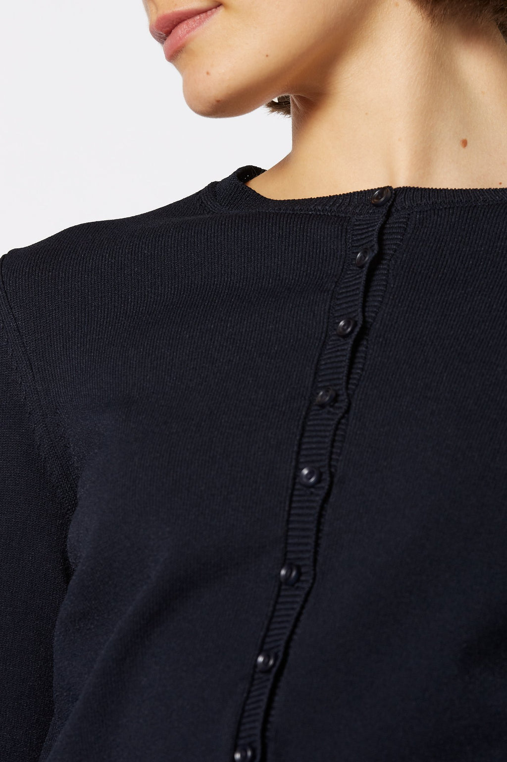 CREPE KNIT CARDIGAN