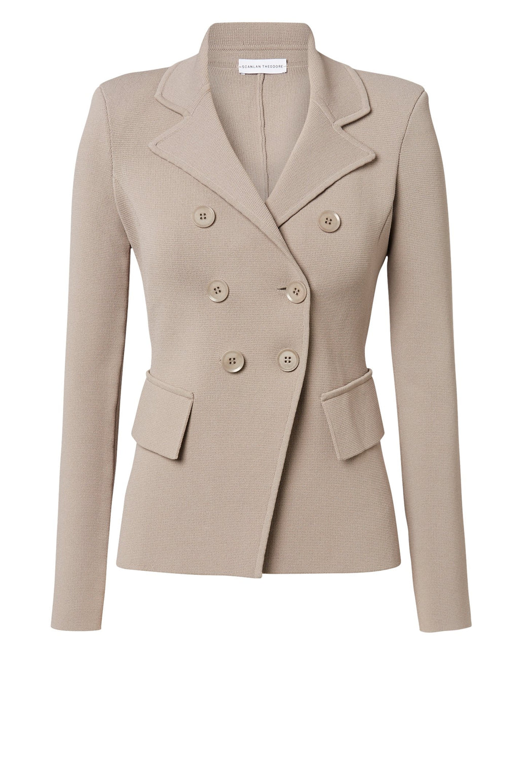 CREPE KNIT TAILORED JACKET