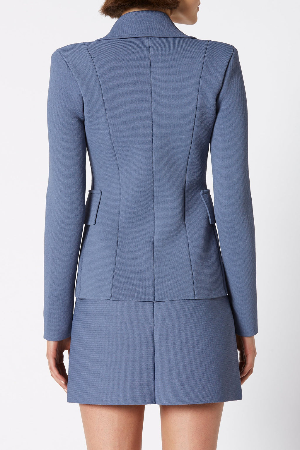 CREPE KNIT TAILORED JACKET