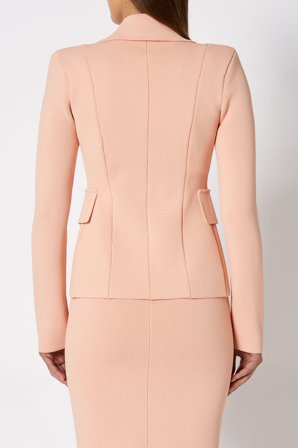 CREPE KNIT TAILORED JACKET