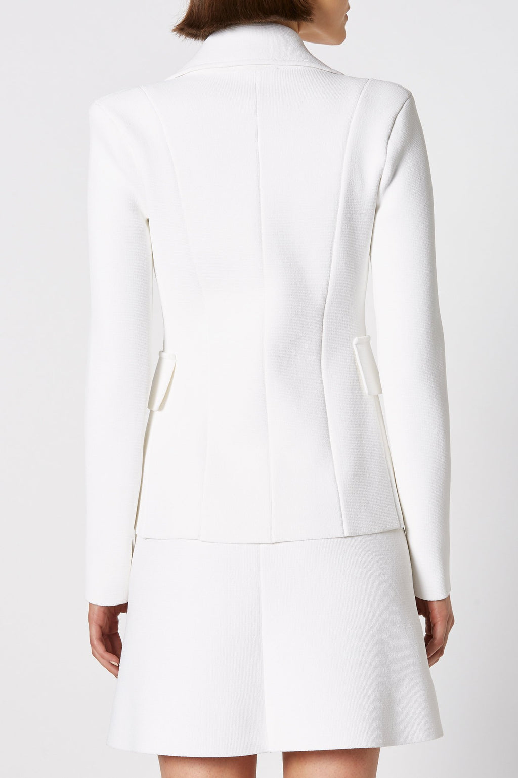 CREPE KNIT TAILORED JACKET