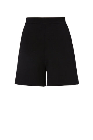 CREPE KNIT HIGH WAIST SHORT
