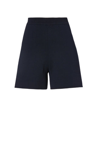 CREPE KNIT HIGH WAIST SHORT