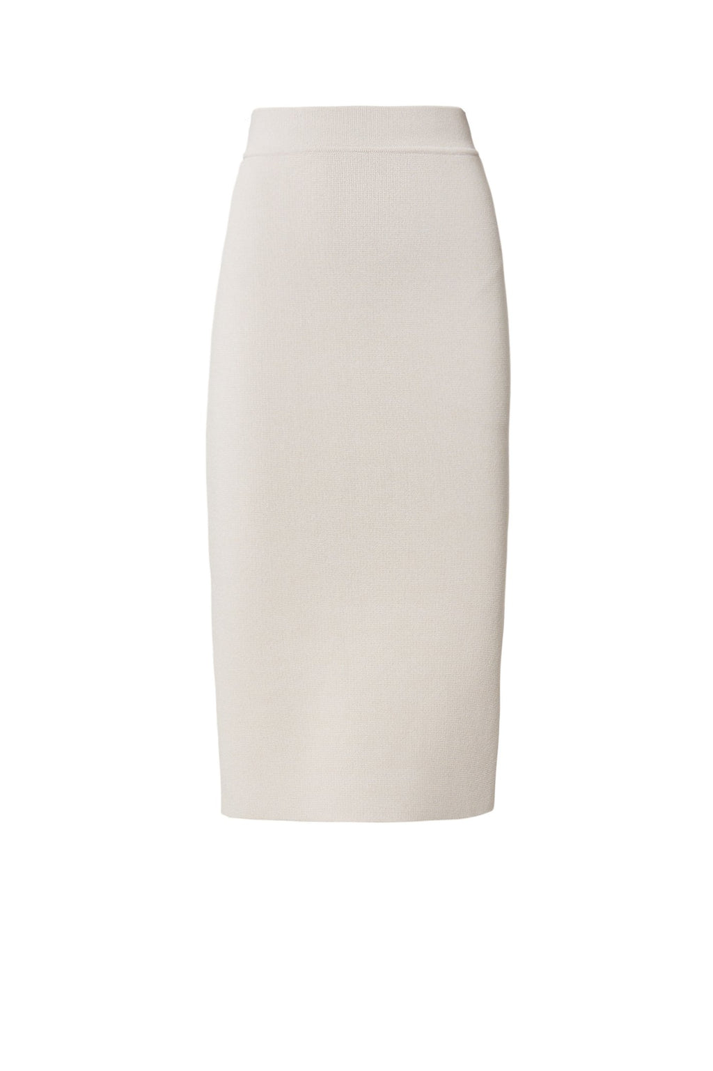 CREPE KNIT SLIT BACK SKIRT