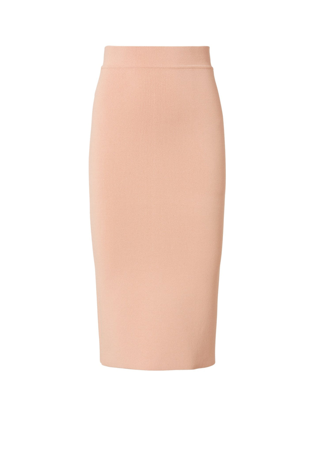 CREPE KNIT SLIT BACK SKIRT