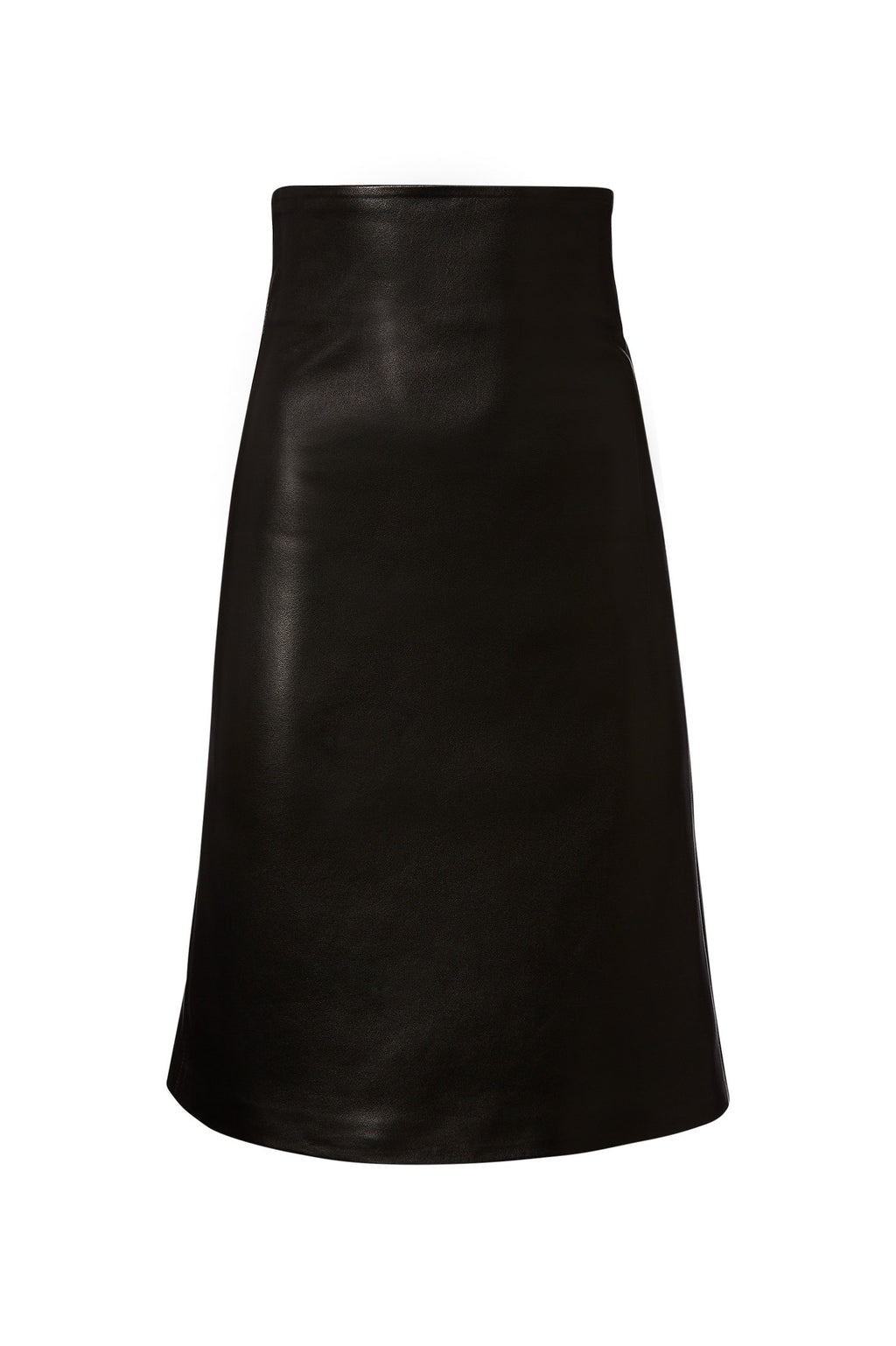 LEATHER HIGH WAIST SKIRT
