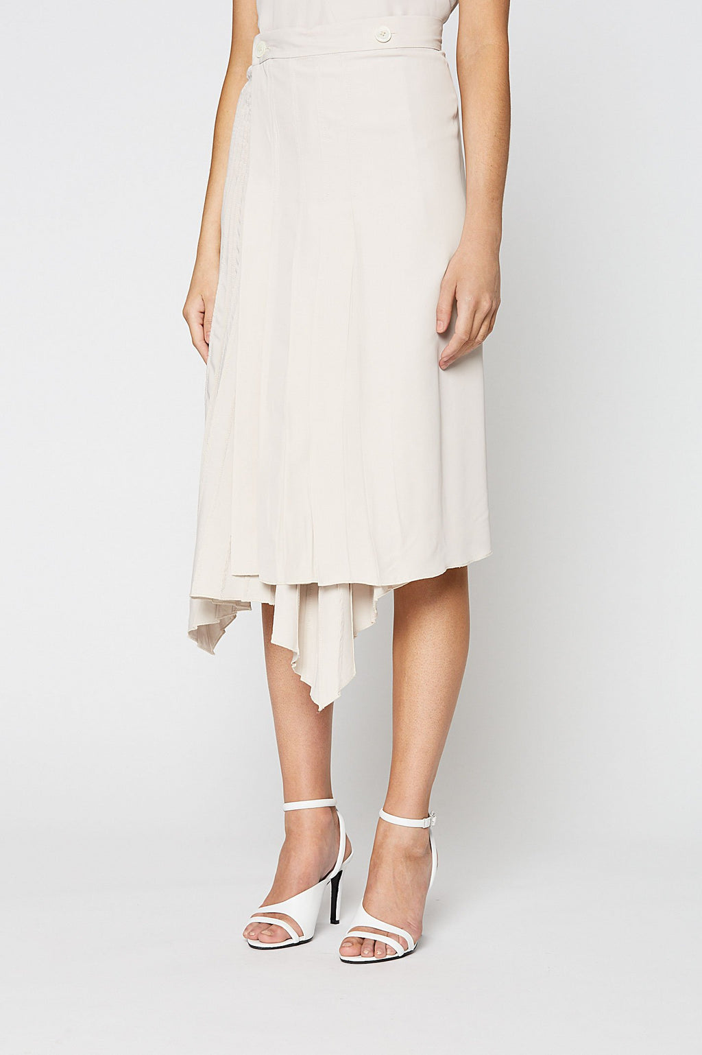 POWDERED VISCOSE WRAP SKIRT