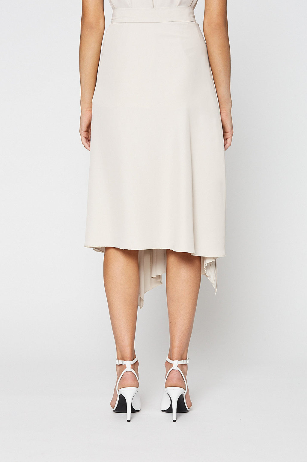 POWDERED VISCOSE WRAP SKIRT