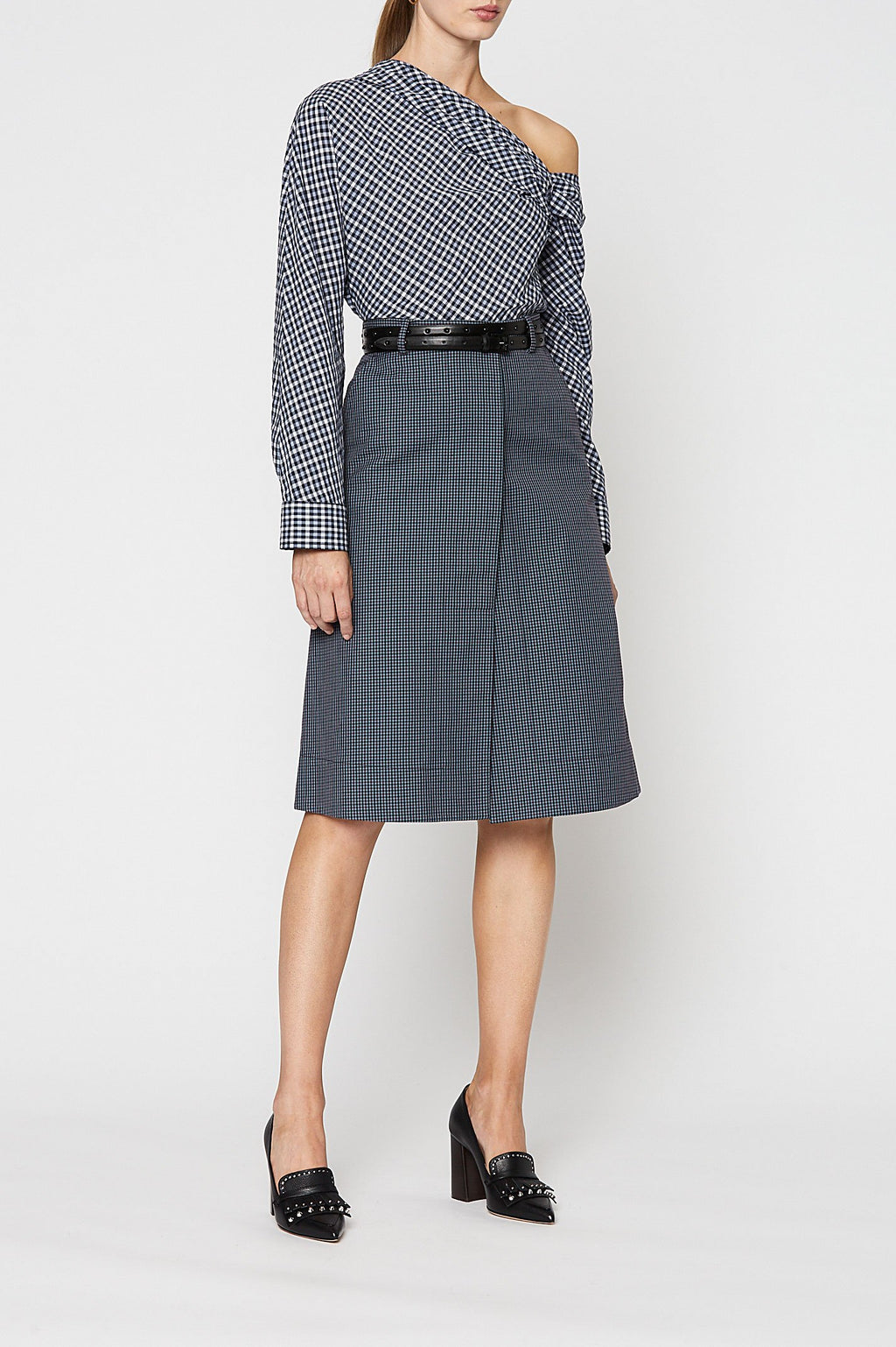 MINI CHECK SKIRT