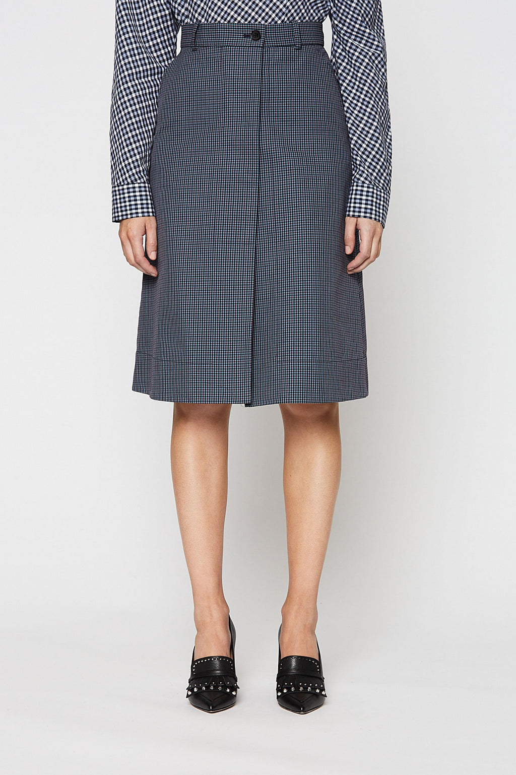 MINI CHECK SKIRT