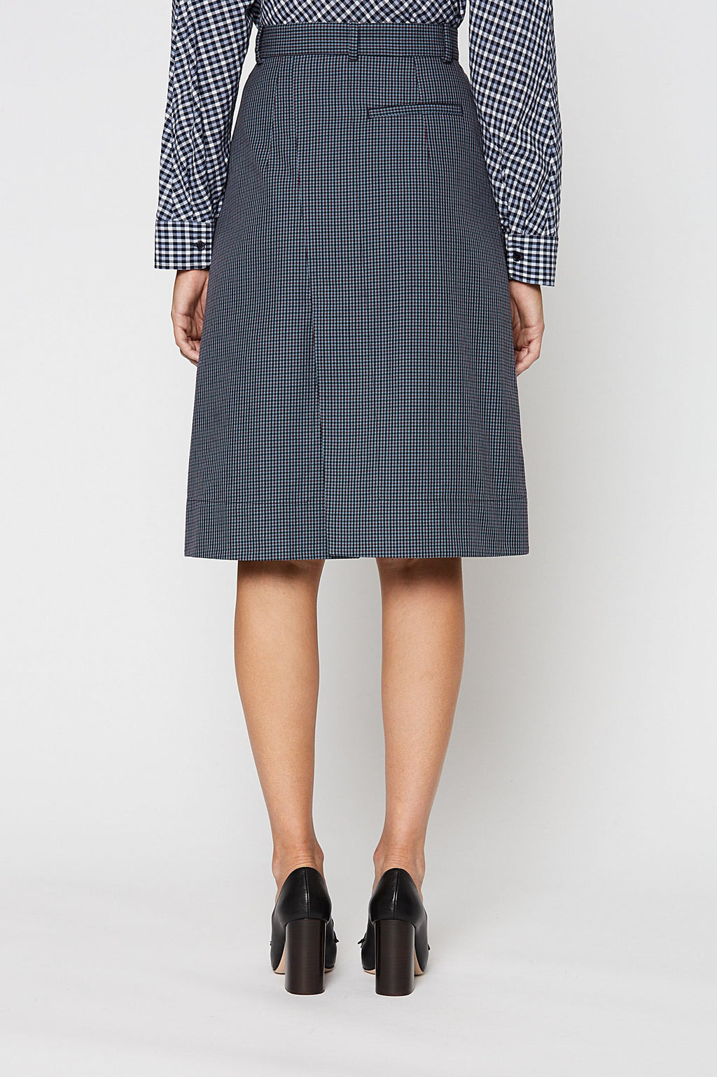 MINI CHECK SKIRT