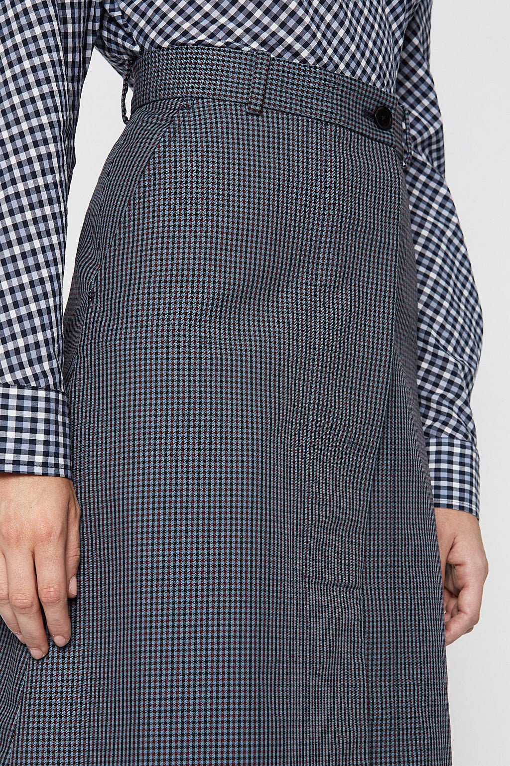 MINI CHECK SKIRT