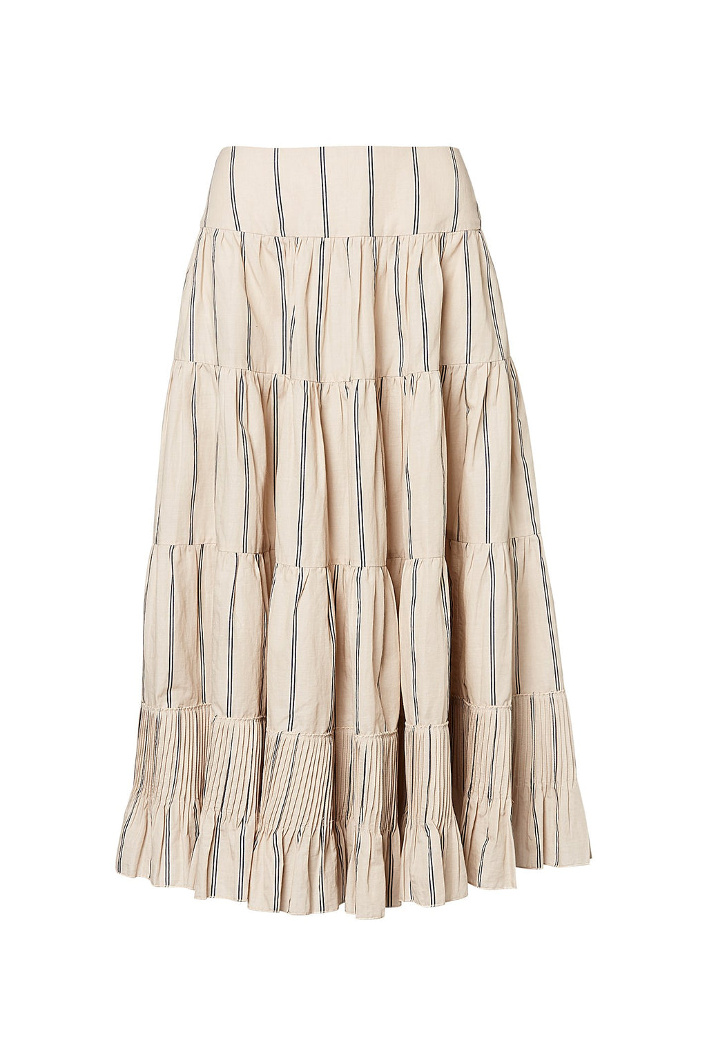 NAUTICA STRIPED RUFFLE SKIRT