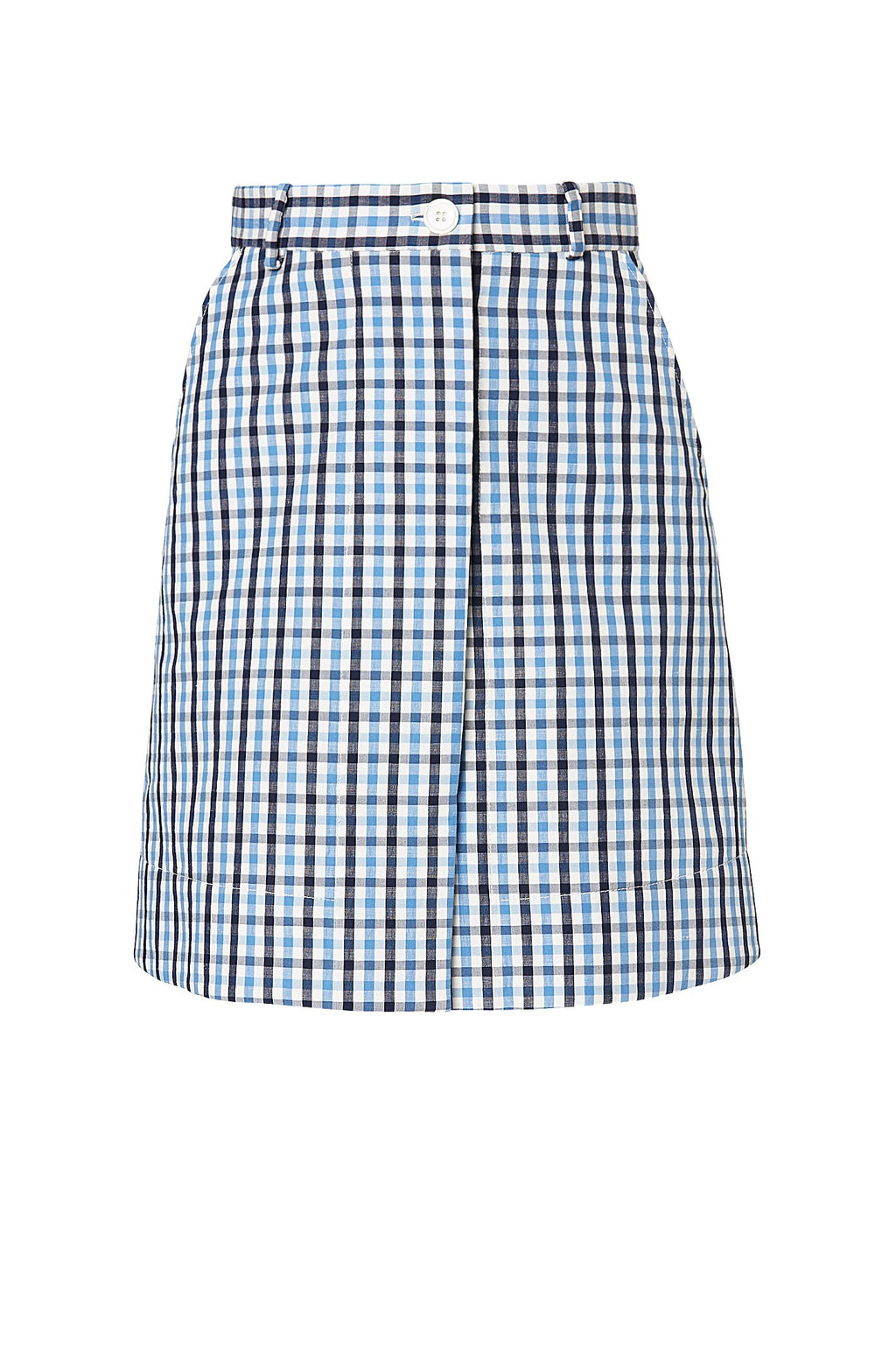 GINGHAM SHORT SKIRT