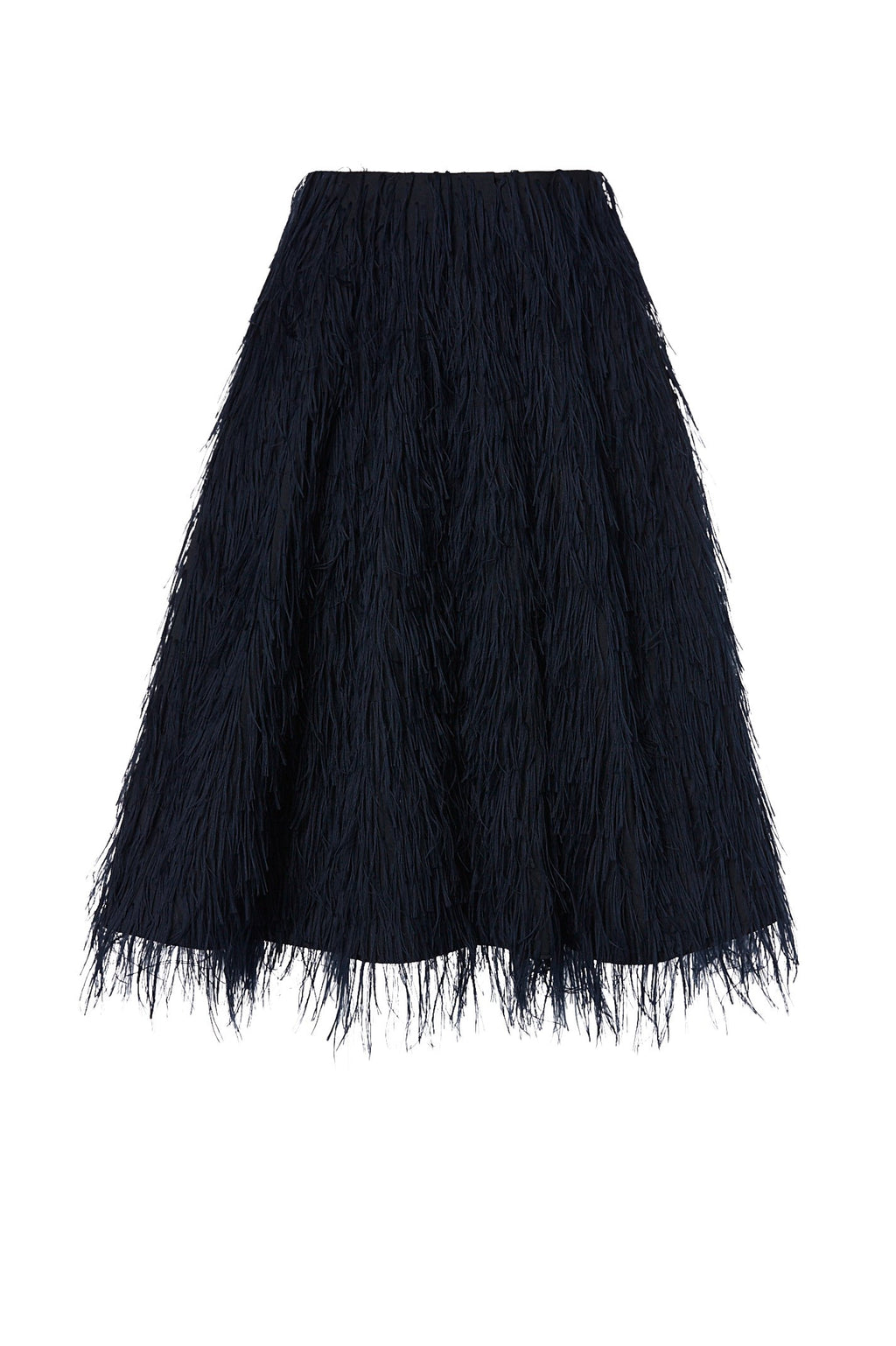 FEATHER TAFFETA SKIRT