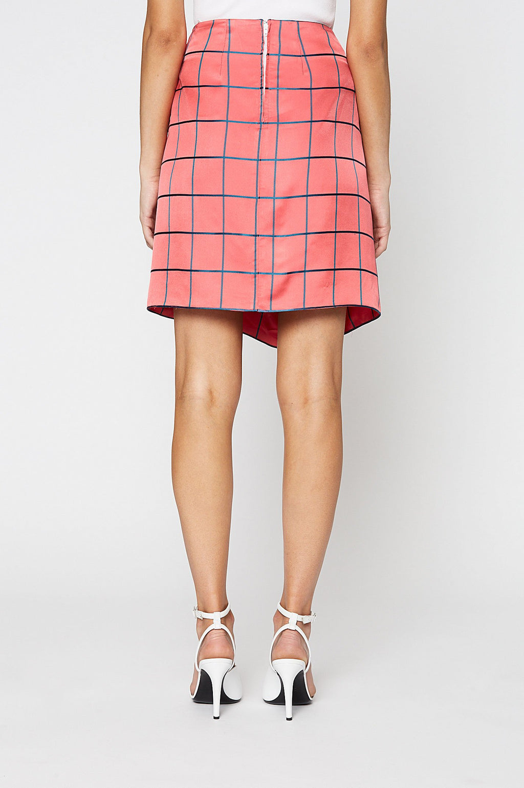 TWILL CHECK SKIRT