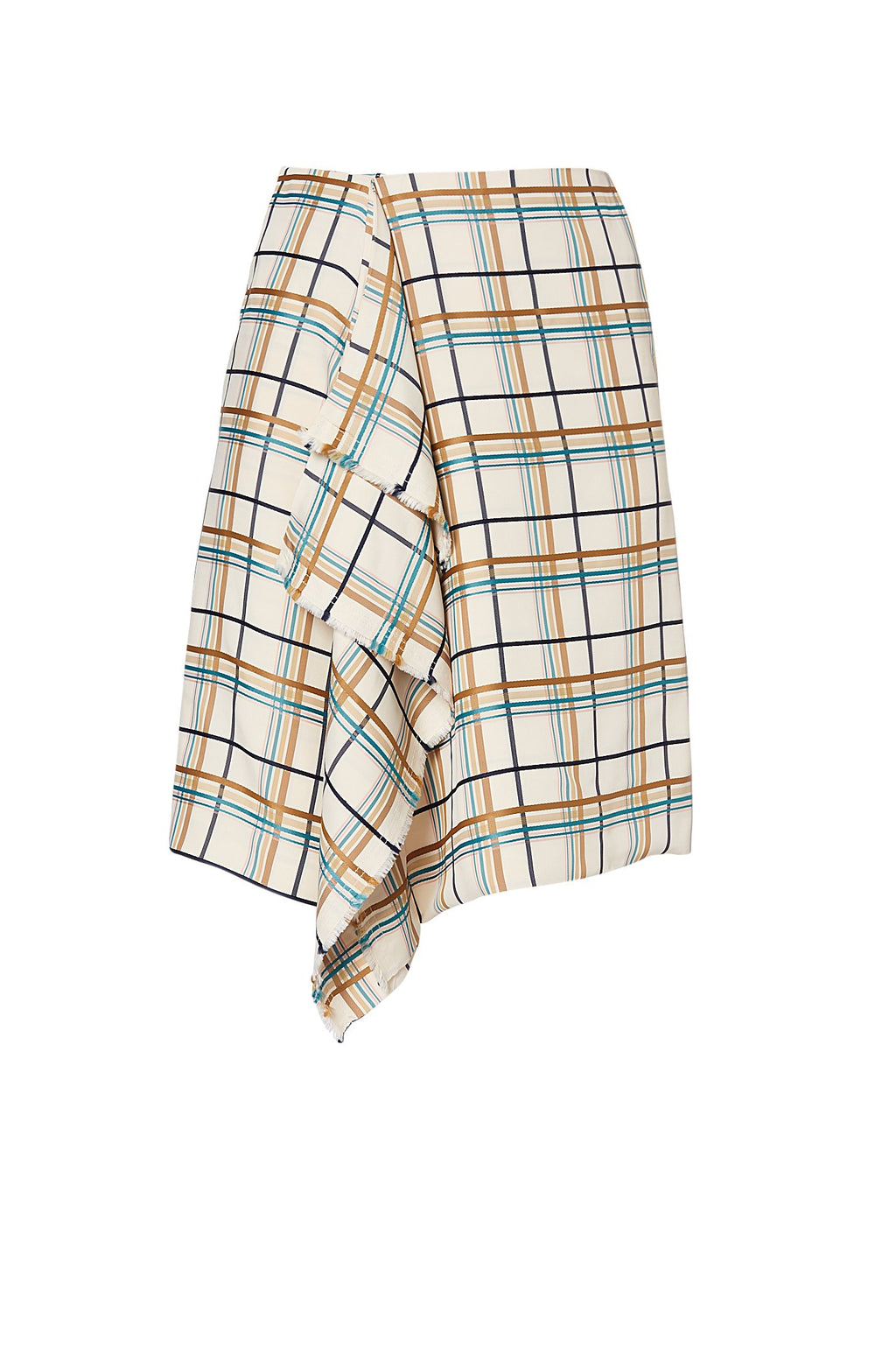 MULTI PLAID SKIRT