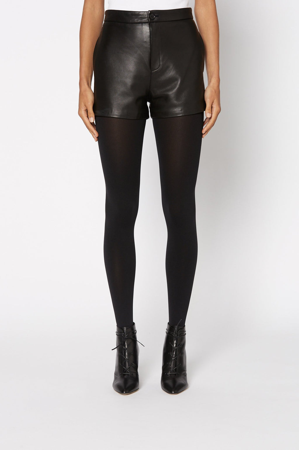 LEATHER SHORT