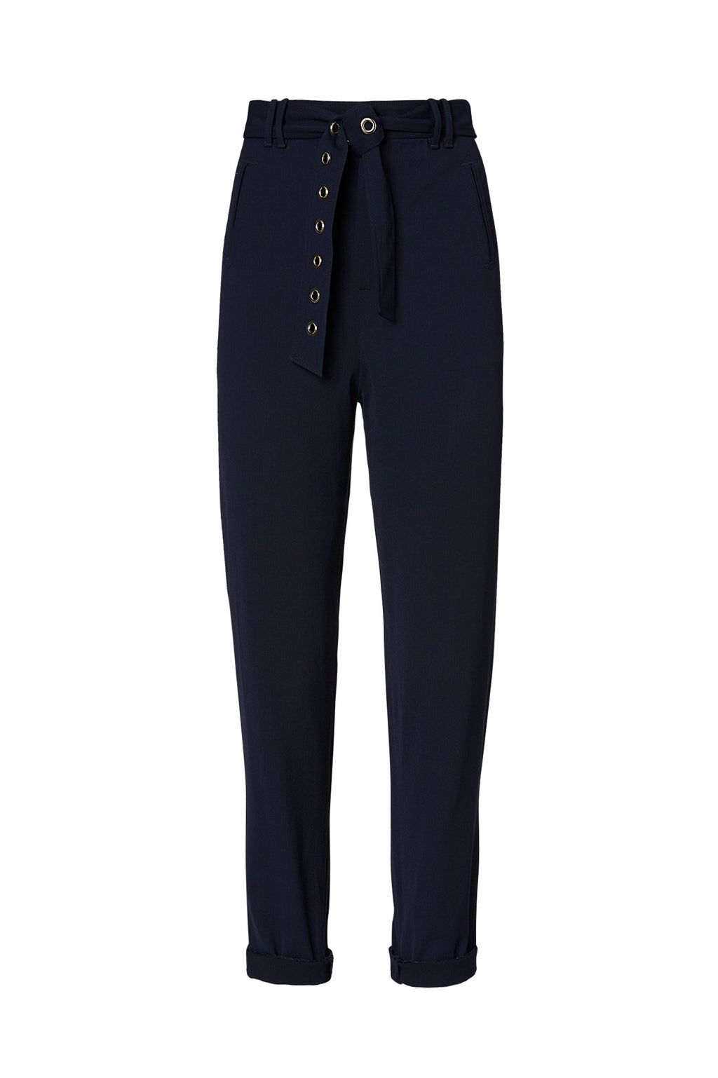VISCOSE EYELET TROUSER